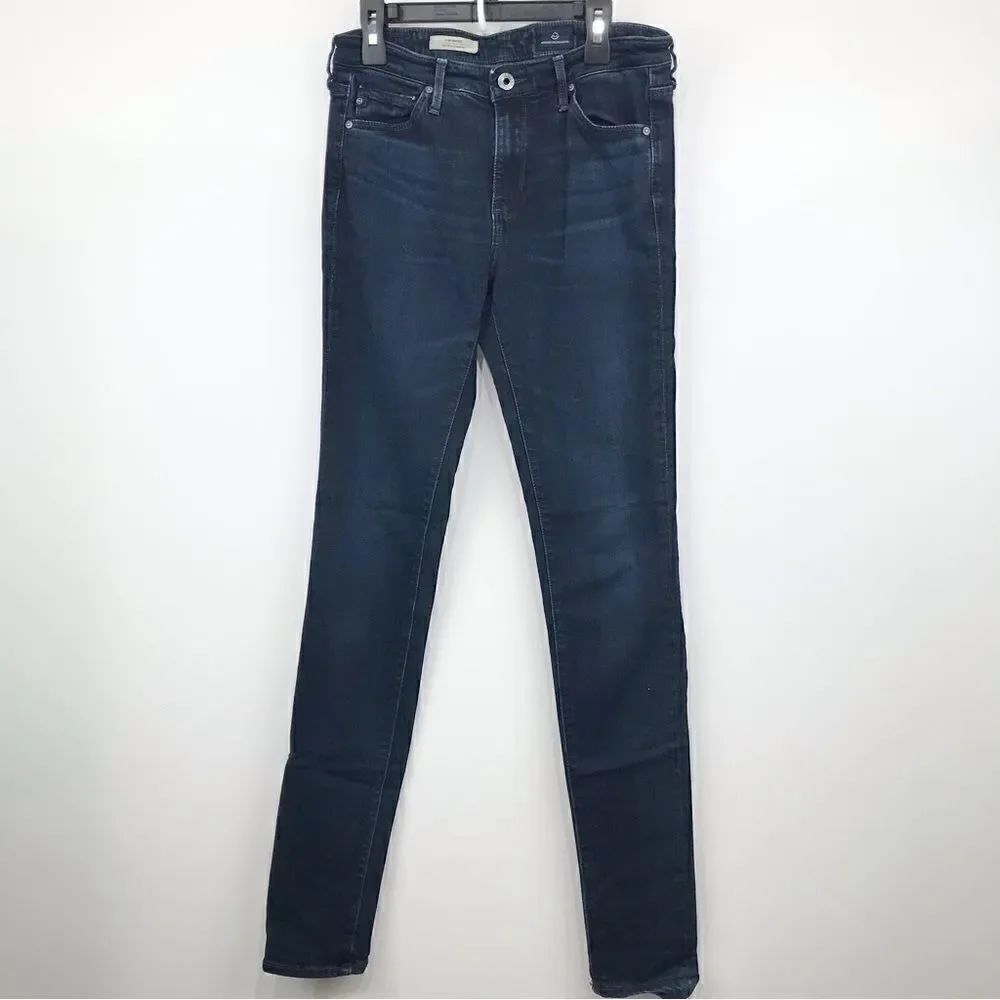 AG Adriano Goldschmied THE MIDDI Mid-Rise Dark Wash Legging